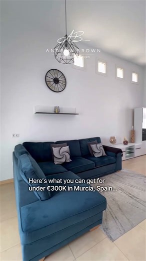 This 2 bedroom villa in a private resort in Spain was just listed for under €300K…