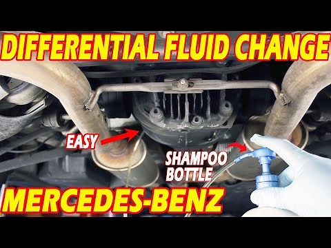 How To Change Rear DIFFERENTIAL Fluid | Mercedes Benz S Class S500 W220 | EASY!