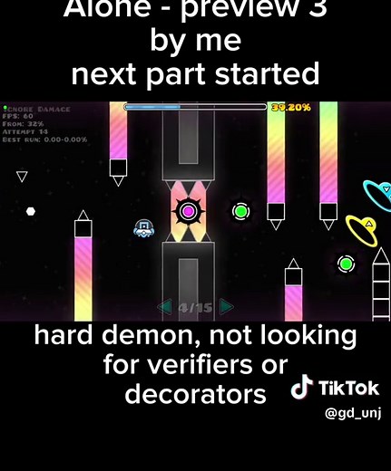 Mastering the Alone Level in Geometry Dash