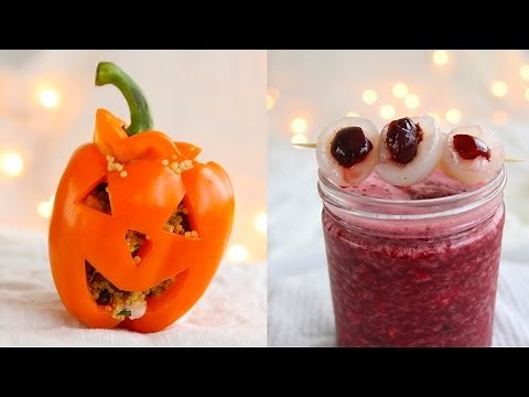 DIY: HEALTHY HALLOWEEN TREATS/ SNACKS!