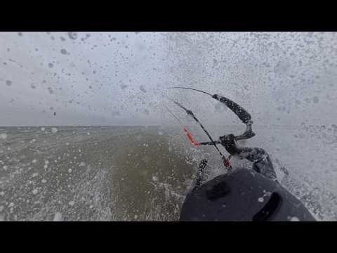 My First 5-Meter Kiteloops Ever! 😱 | Naish Psycho @ Slufter