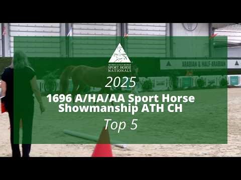Sport Horse Nationals 2025 Showmanship Top 5