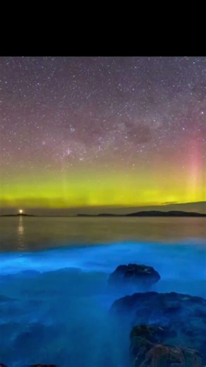 Tasmania’s Sky Magic 😳 Aurora Australis in Australia 🇦🇺