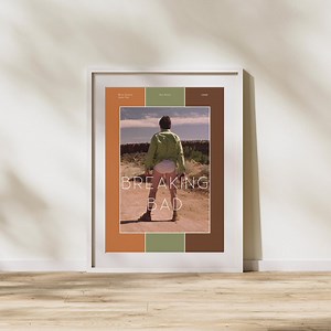 Breaking Bad Poster | Minimalistische Digitale Kunst | Walter White Heisenberg Druck - Etsy.de