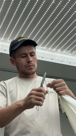 Stretch Ceiling Installation with LED Lighting | Full Process in Dubai