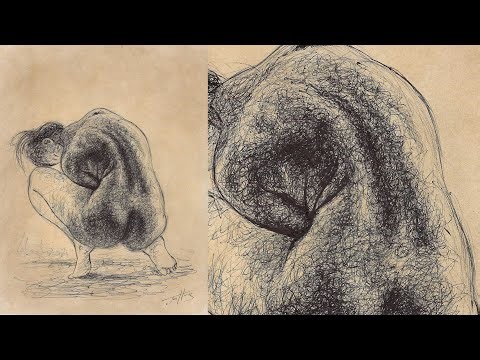 How to Sketch Draw a Female Back | Classic Figure Drawing