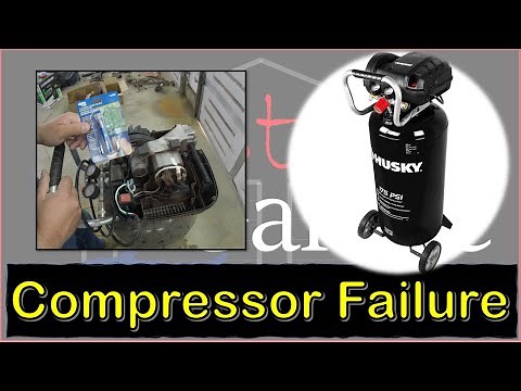 Husky 20 Gallon Air Compressor Failure Solved