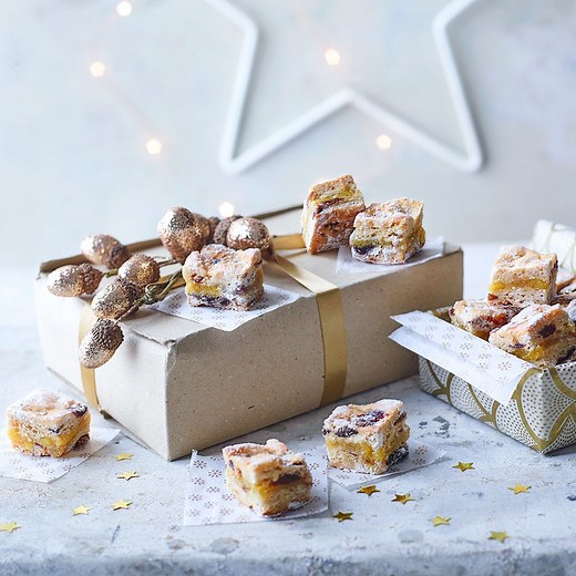 Mini Christmas stollen bites