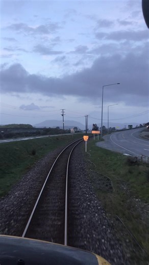 Train Tuesday Greymouth to Dobson on the evening dairy train, 828. A common question is what is the speed for trains? The answer is not as simple, each portion of line has its own speed and in some areas different speeds. Passenger train speeds are higher as well and all this information is held in the local instructions. So for example, line speed between Greymouth and Stillwater is 70kmh however it has a permanent 10kmh restriction over the Omoto slip inside of a permanent 30kmh between Greymo