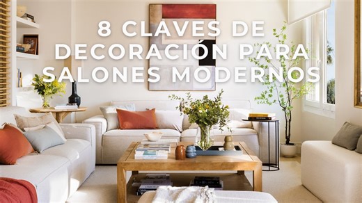 8 claves de decoración para salones modernos