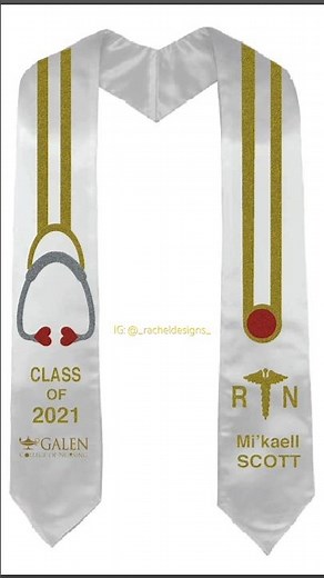 Designing a custom graduation sash in Adobe Illustrator. #graduation #customsash #racheldesigns #tx