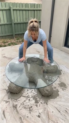 Turning a Cheap Teddy Bear into a $5,000 LUXURY Coffee Table! ✨ #DIY #HomeDecor