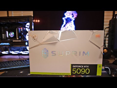 MSI RTX 5090 SUPRIM SOC Unboxing & Installation