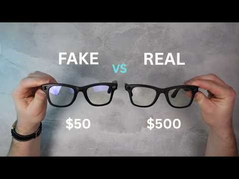 I tried a $50 Fake Meta Ray-Bans and they were actually GOOD...