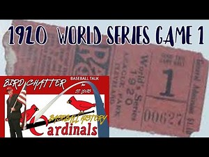 1920 WORLD SERIES GAME 1 Cleveland at Brooklyn Hosted By: Mike Allen (dar)