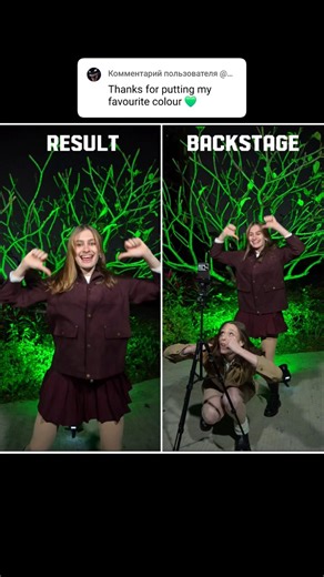 PARTY AT THE BEACH ⛱️💚 | From BEHIND THE SCENES to RESULT #shorts