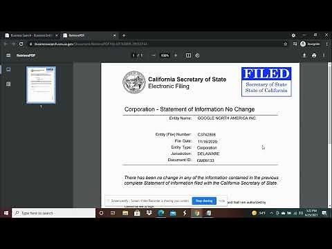 California Business Entity Search