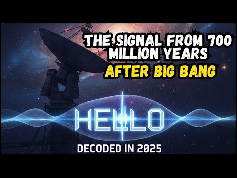The Signal From 700 Million Years After the Big Bang: “Hello” Decoded in 2025