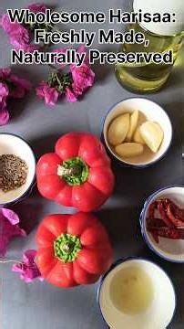 Homemade spicy Harissa sauce|health over hype series ep1 #cooking #homemade