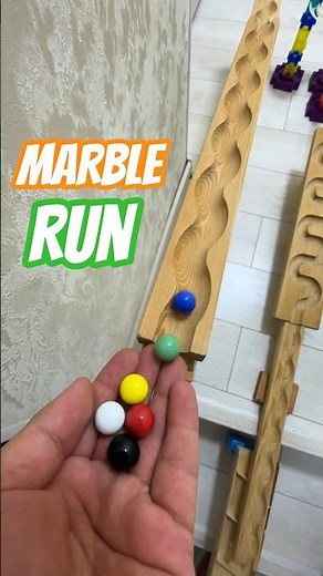 Colorful Marbles Speed Down HABA Slope with Trucks & Ambulance #MarbleRun #Racing #Vehicles