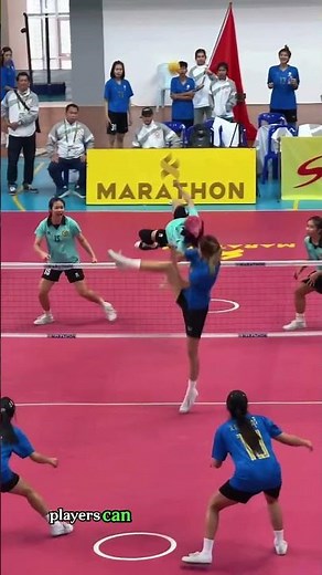 What sport looks like volleyball, soccer, and gymnastics… all at the same time?
