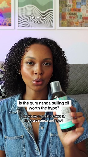 my honest review of the guru nanda pulling oil! #honestreview #gurunandaoilpulling #gurunanda #oilpulling #viralproducts