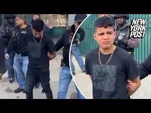 ‘Armed and dangerous’ teen migrant from Venezuela cries after arrest over Times Square shooting