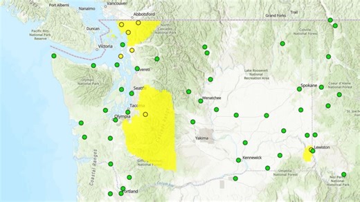 Moderate air quality expected for parts of western Washington today
