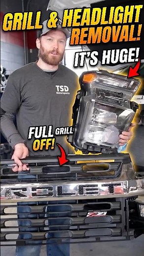 2020+ 2500HD 3500HD Silverado Headlight & Grille Removal Guide 2021 2022 Sierra HD