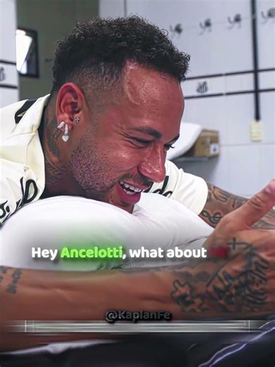 Ancelotti betrayed Neymar 😢 #shorts #neymarjr #edit