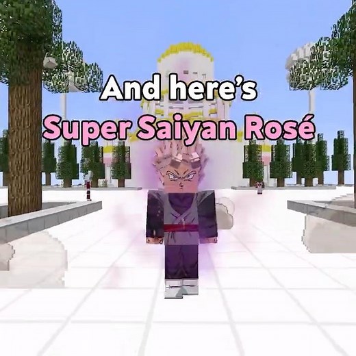 How to go Super Saiyan Rose in Minecraft - Dragon Ball Super