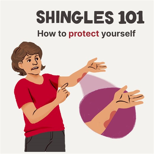 Shingles is a painful, itchy rash caused by varicella zoster, the same virus that causes chickenpox. To best protect yourself, the CDC recommends getting the shingles vaccine at age 50. Speak to a Walgreens pharmacist to learn more or click the link to schedule an appointment today: http://us.wlgrns.com/6181j59L5 | Walgreens