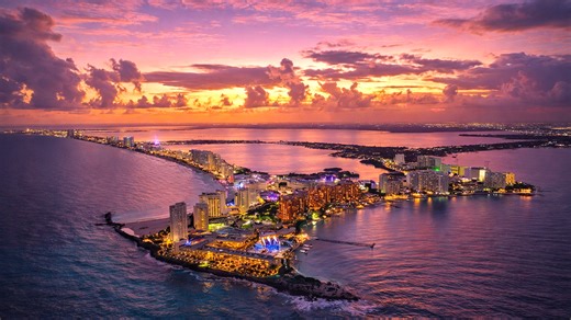 Have you ever seen a skyline like this by the ocean?