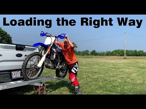 Black Widow Motorcycle Carrier AMC-400L | Hitch Carrier | 400 lb | Loading Demo