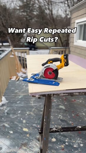 "Today I had to pull out ol’ faithful! My Kreg Circular Saw Rip-Cut Guide! This tool is perfect for ripping down plywood and making accurate repeated cuts!" ~@davethebuilder_ | Kreg Tool