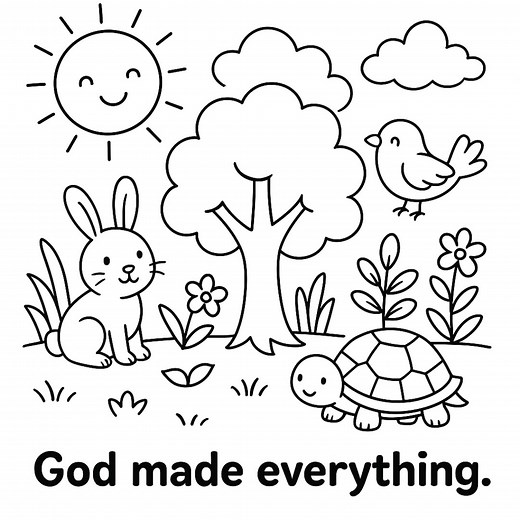 Bible Coloring Book for Kids: A Faith-Based Activity