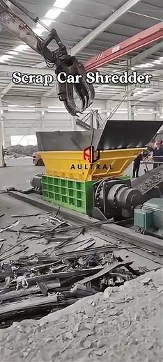 Scrap Car Recycling Double Shredder Machine