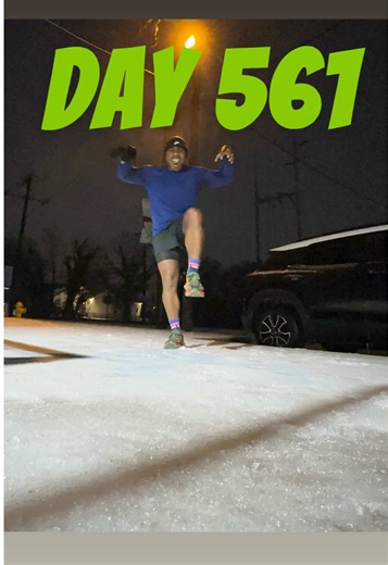 Day 561 Here’s weather conditions update 🤣 Thankful for the ability to stack another day 🙌🙏🫡 #runtok #running #streak