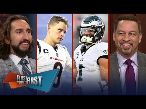 Eagles defeat Baker, Bucs on MNF & Burrow leads Bengals to win over Rams | NFL | FIRST THINGS FIRST