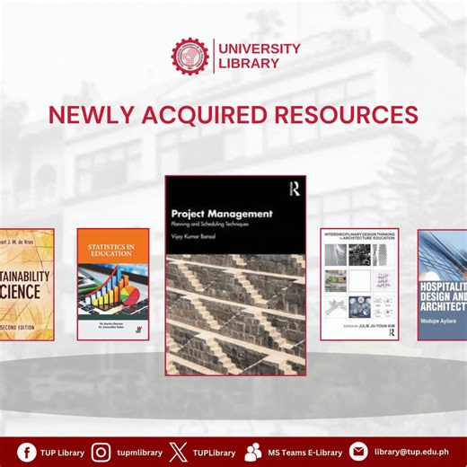 Our shelves just got better! Check out these newly acquired books and find your next great read waiting for you. Visit our library, now! | TUP Library