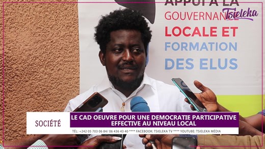 13 reactions | Le CAD œuvre pour une démocratie participative effective au niveau local | Tsieleka Média | Facebook