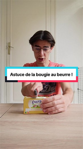 Astuce bougie au beurre : fabriquer une bougie maison facile