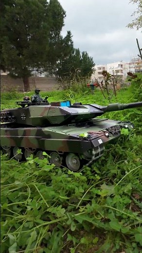 Leopard 2A6 Rc Tank - Target Shoot