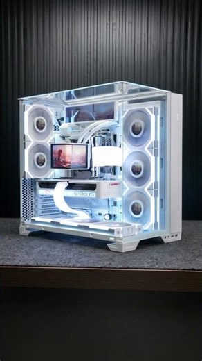 Ryzen 7 9700X + RTX 5060 Ti Ultra | Clean White ARGB Gaming PC Build 2025😱