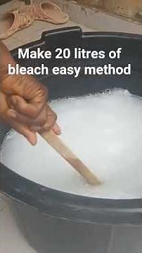 Stop Buying! Make 20 Liters of Bleach at Home – Simple DIY Guide