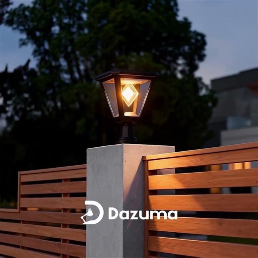 LED Post Cap Lights | Outdoor Waterproof Post Fence Lighting (SKU: HA143503-01B)