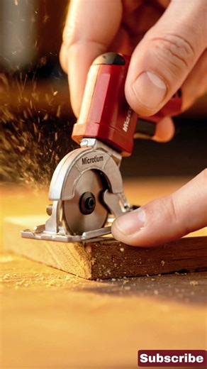 Microtium Micro Circular Saw — Walnut Edge Cut