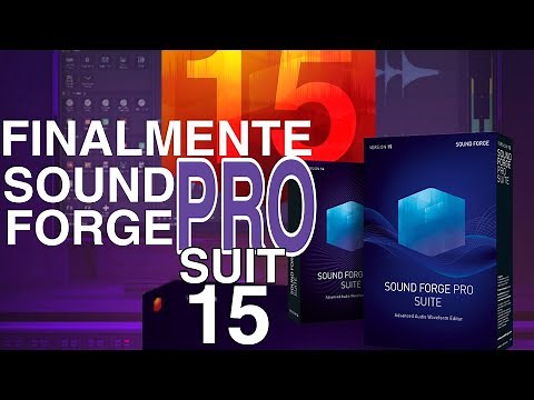 sound forge pro 15 suite completo finalmente 🤩