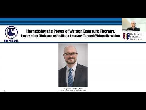 CDP Presents: Harnessing the Power of Written Exposure Therapy