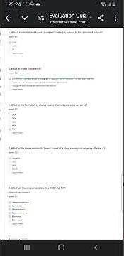 Alx Evaluation quiz #7